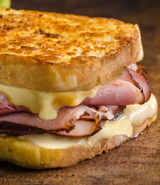 croque-monsieur au jambon et fromage