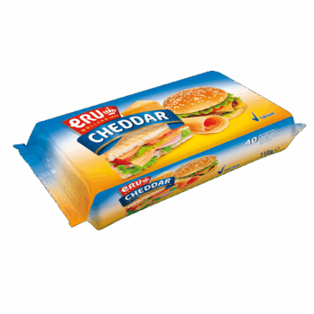 Tuna melt met plakjes cheddar