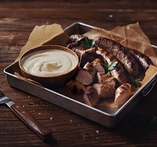 Braadworst met extra gerijpte kaas