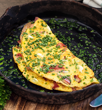 Omelet ham kaas