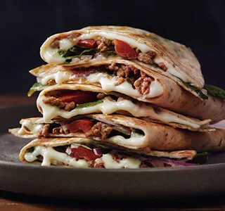 Quesadilla’s met extra gerijpte kaas
