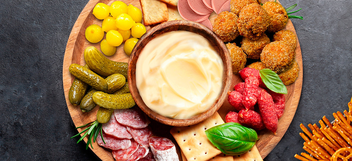 Hollandse borrelplank