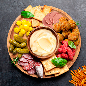 Hollandse borrelplank