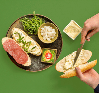 Stokbroodje ossenworst met ERU Augurk